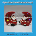 Decoración de Navidad de cerámica con el diseño de Papá Noel